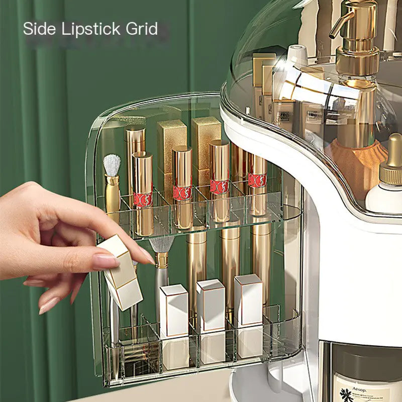 Transparent Makeup Organizer Box for Home Use